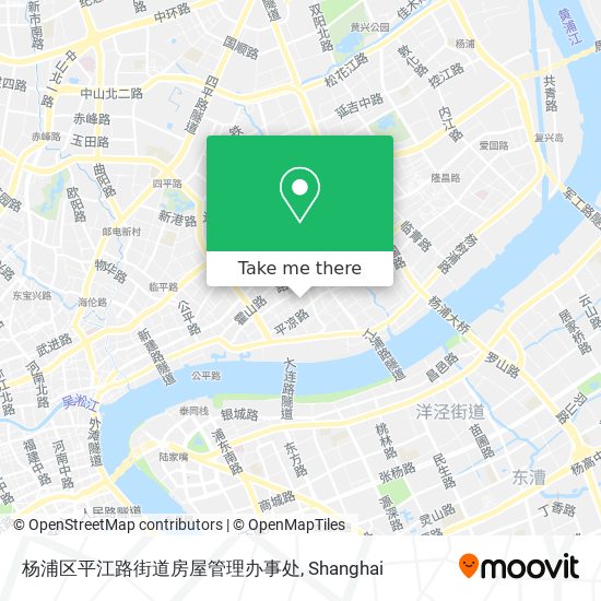 杨浦区平江路街道房屋管理办事处 map
