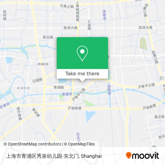 上海市青浦区秀泉幼儿园-东北门 map