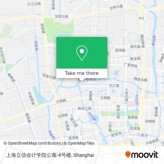 上海立信会计学院公寓-4号楼 map