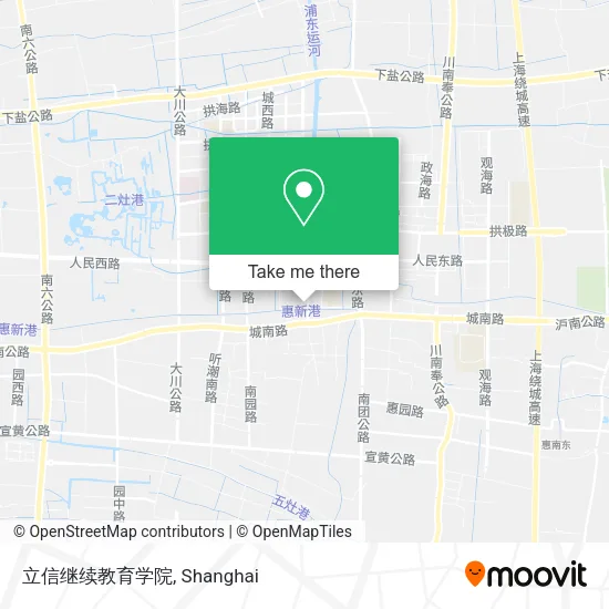 立信继续教育学院 map