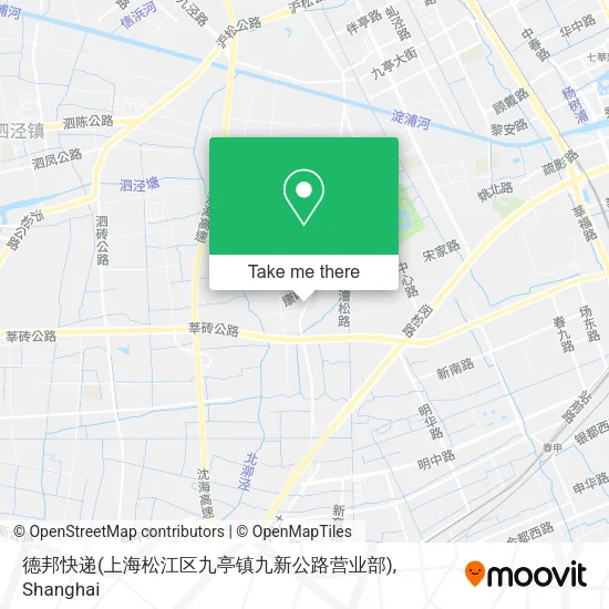 德邦快递(上海松江区九亭镇九新公路营业部) map