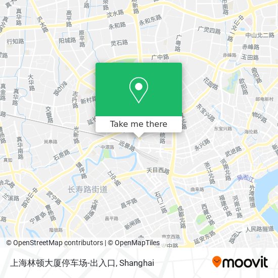 上海林顿大厦停车场-出入口 map