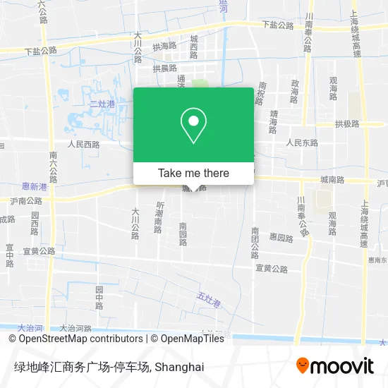 绿地峰汇商务广场-停车场 map