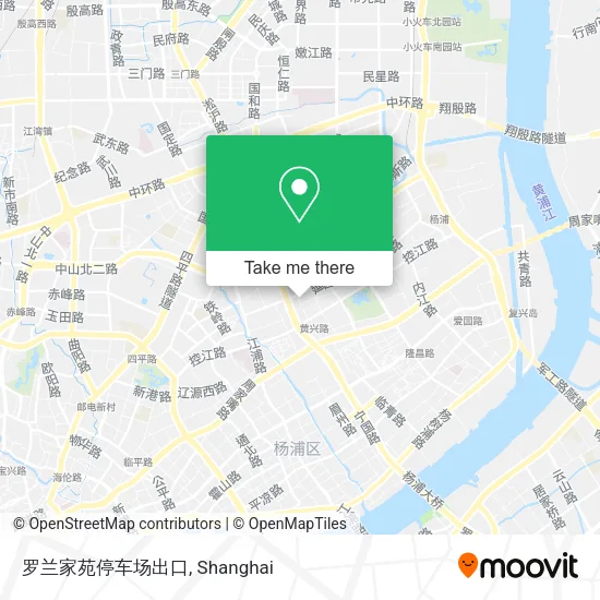 罗兰家苑停车场出口 map