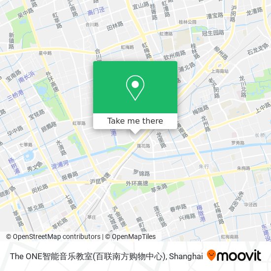 The ONE智能音乐教室(百联南方购物中心) map