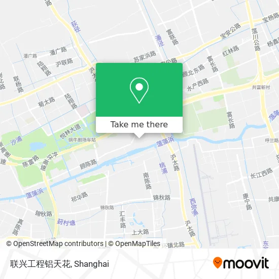 联兴工程铝天花 map