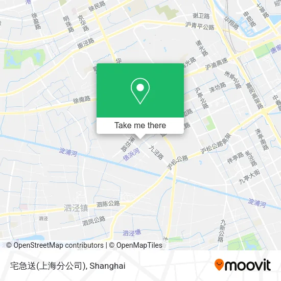宅急送(上海分公司) map