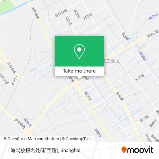 上海驾校报名处(新宝路) map