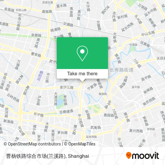 曹杨铁路综合市场(兰溪路) map