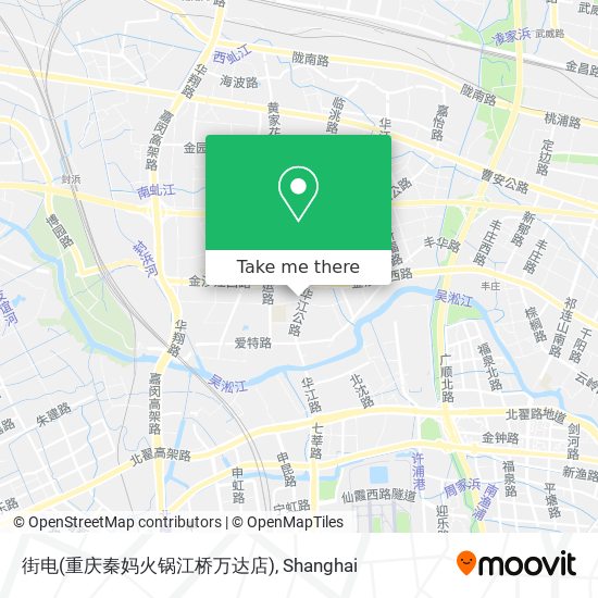 街电(重庆秦妈火锅江桥万达店) map
