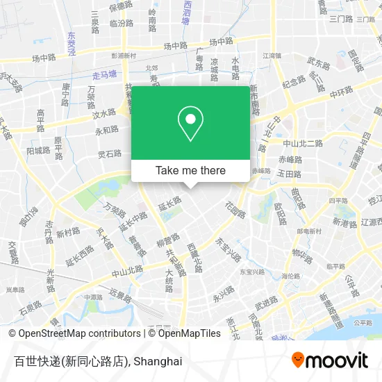 百世快递(新同心路店) map