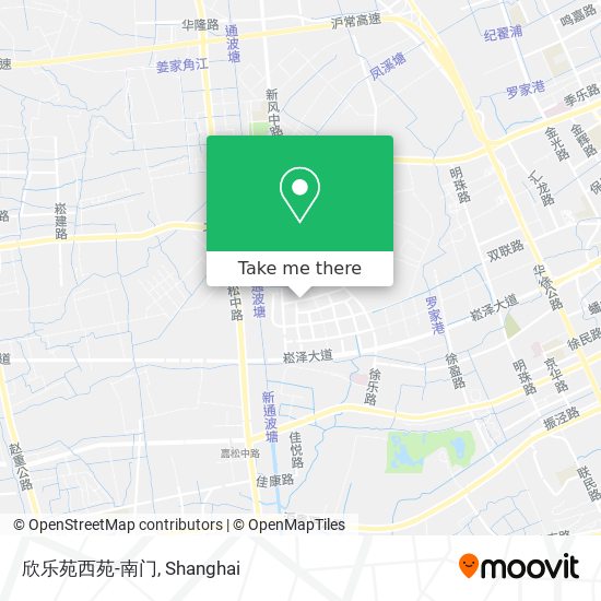 欣乐苑西苑-南门 map