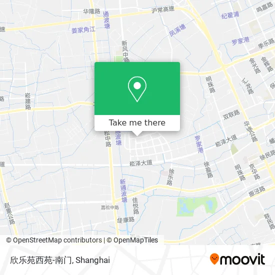 欣乐苑西苑-南门 map