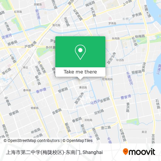 上海市第二中学(梅陇校区)-东南门 map