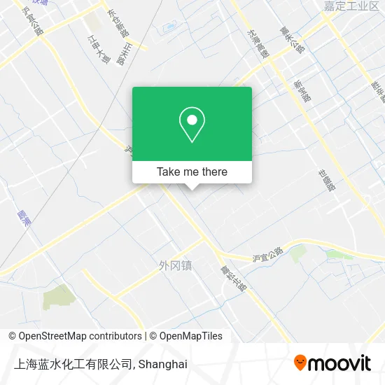 上海蓝水化工有限公司 map