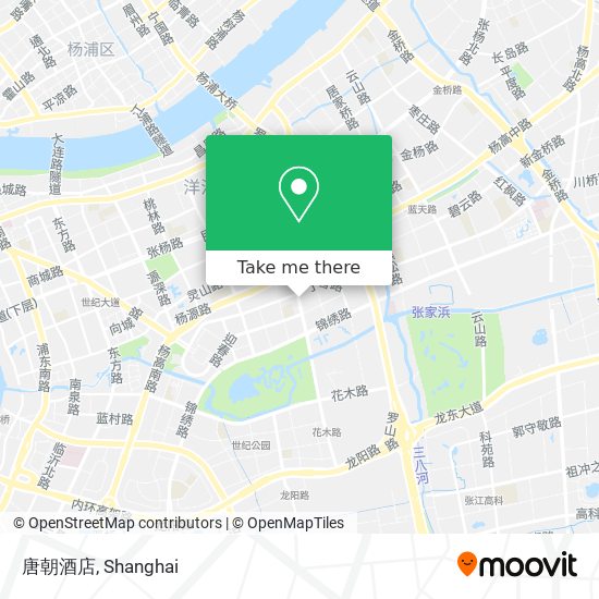 唐朝酒店 map