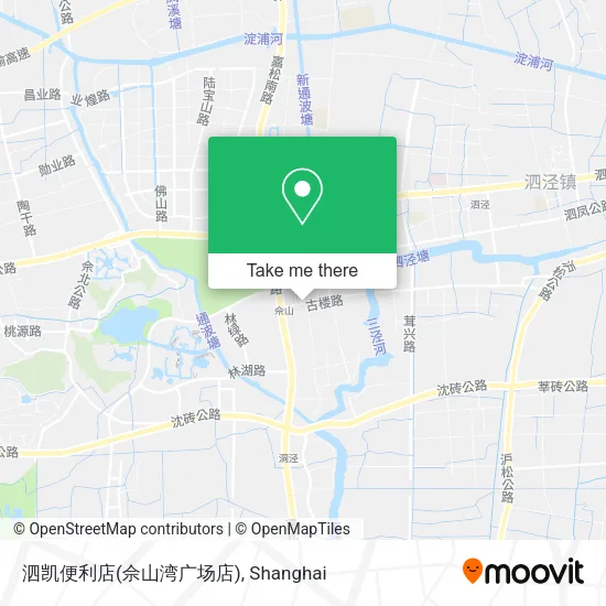 泗凯便利店(佘山湾广场店) map