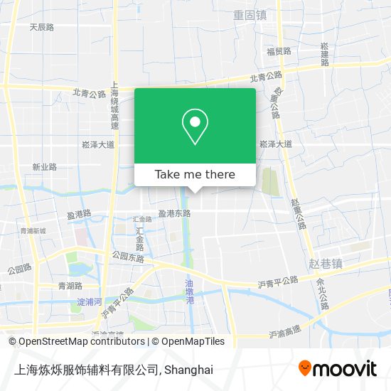 上海炼烁服饰辅料有限公司 map