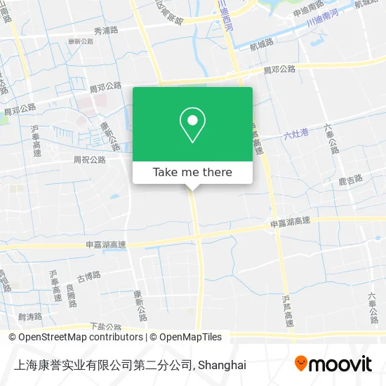 上海康誉实业有限公司第二分公司 map