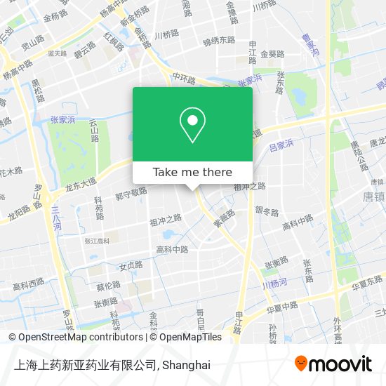 上海上药新亚药业有限公司 map