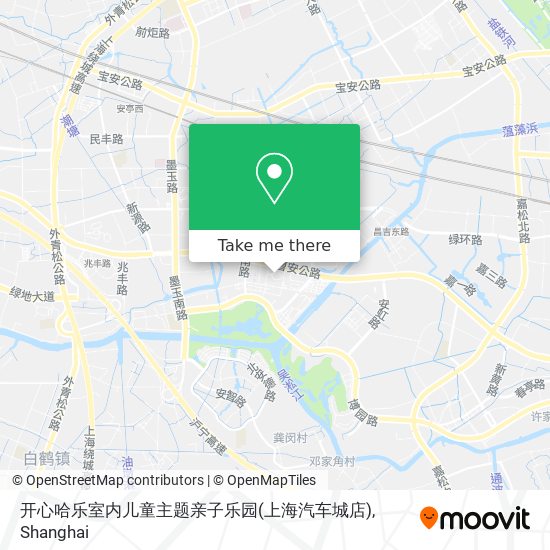 开心哈乐室内儿童主题亲子乐园(上海汽车城店) map