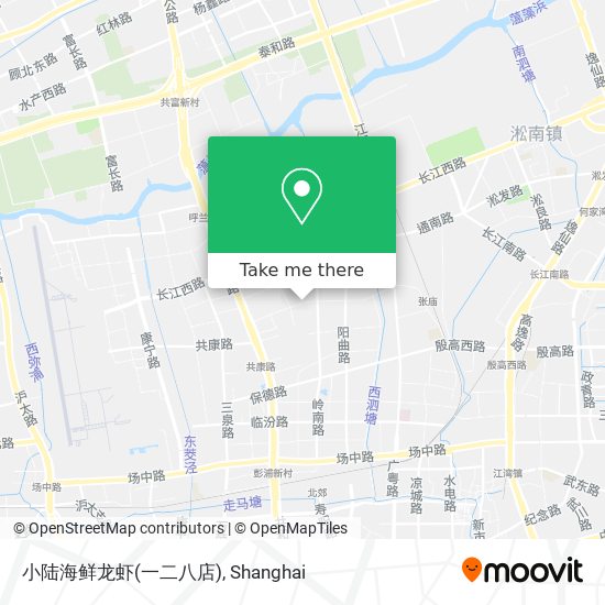 小陆海鲜龙虾(一二八店) map