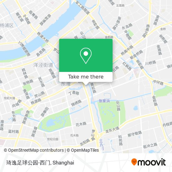 琦逸足球公园-西门 map