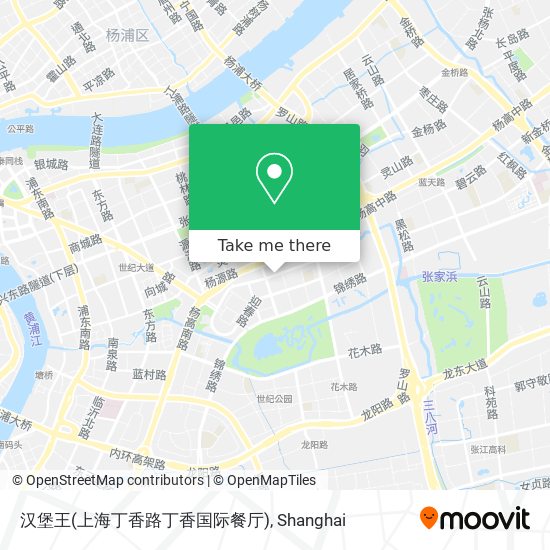 汉堡王(上海丁香路丁香国际餐厅) map