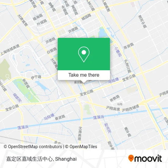 嘉定区嘉域生活中心 map