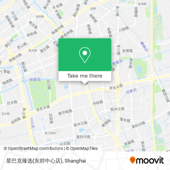 星巴克臻选(东郊中心店) map