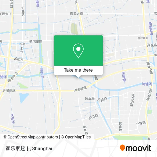 家乐家超市 map