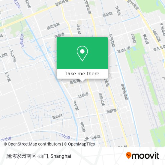 施湾家园南区-西门 map