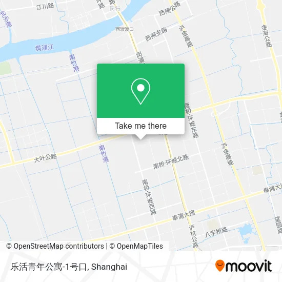 乐活青年公寓-1号口 map