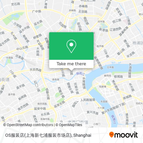 OS服装店(上海新七浦服装市场店) map