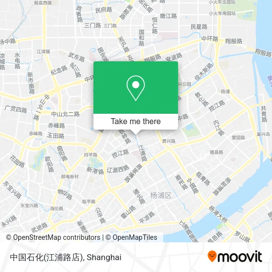 中国石化(江浦路店) map