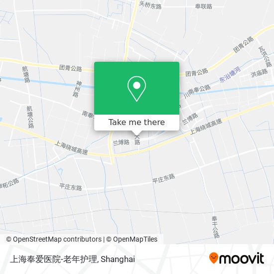 上海奉爱医院-老年护理 map
