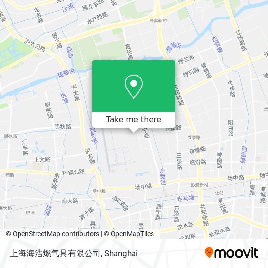 上海海浩燃气具有限公司 map