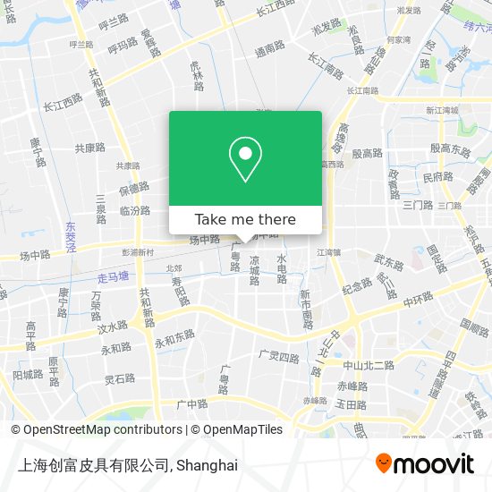 上海创富皮具有限公司 map
