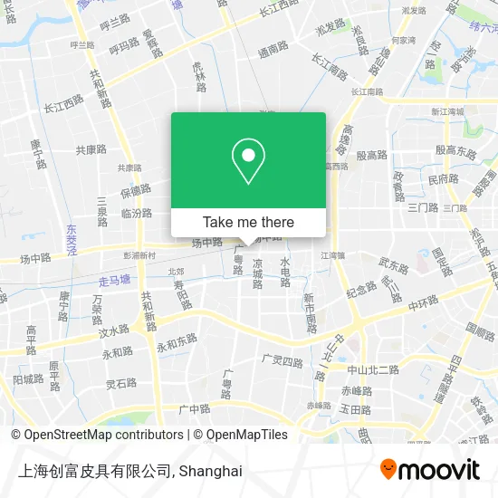 上海创富皮具有限公司 map