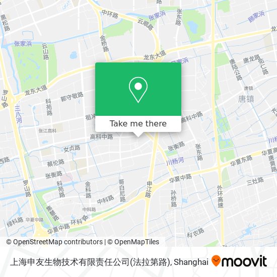 上海申友生物技术有限责任公司(法拉第路) map