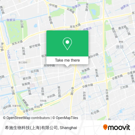希施生物科技(上海)有限公司 map