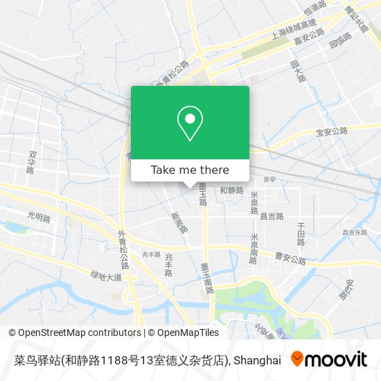 菜鸟驿站(和静路1188号13室德义杂货店) map