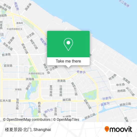 楼夏景园-北门 map