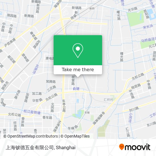 上海铍德五金有限公司 map