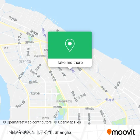 上海铍尔钠汽车电子公司 map