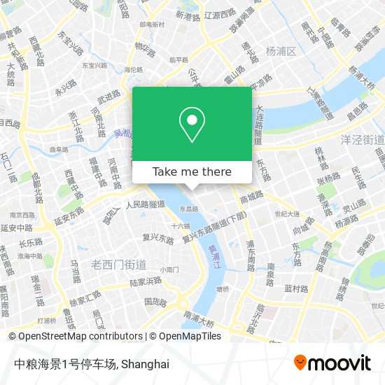 中粮海景1号停车场 map