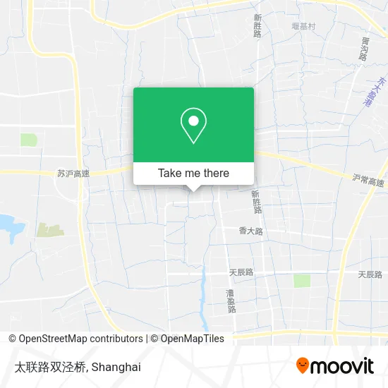 太联路双泾桥 map