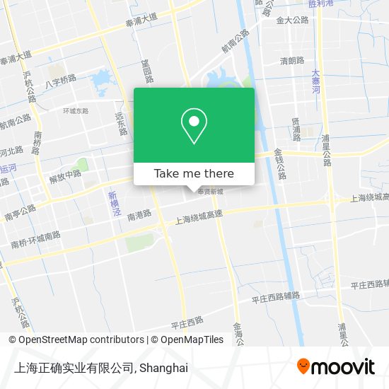 上海正确实业有限公司 map