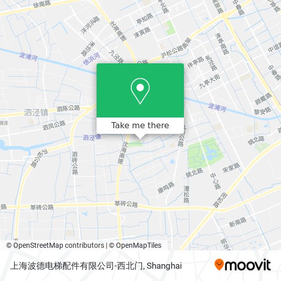 上海波德电梯配件有限公司-西北门 map