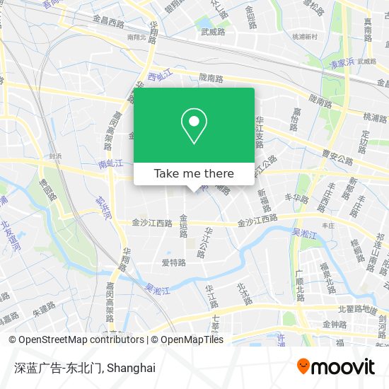 深蓝广告-东北门 map